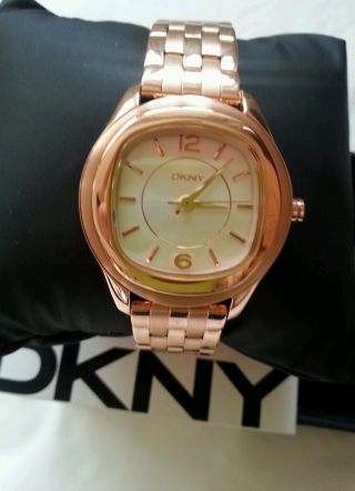 Dkny Designer Armbanduhr Rotgold Bild