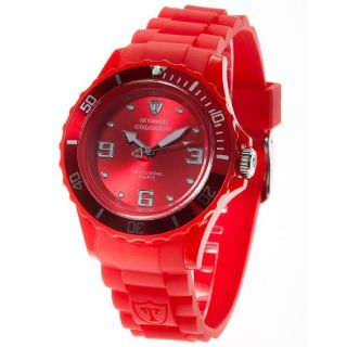 Detomaso Trend Damenuhr Colorato Red Analog Silikon Dt3007 - E Armbanduhr Uhr Bild