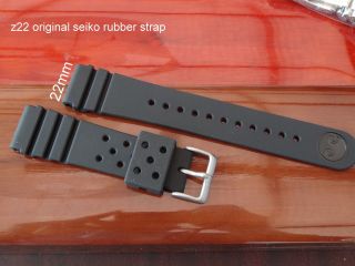 Seiko Gummi Taucher Armband 22mm Z22 Z - 22 7s26 - 0040 7s26 - 0170 Skx413j1 Skx4 Bild