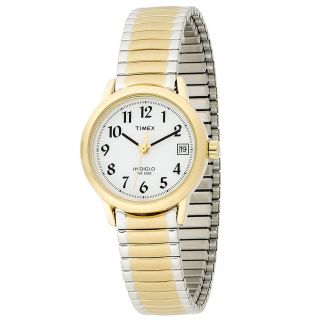 Timex T2h491,  Damen Zwei Ton Stahlarmband,  Weiß Zifferblatt Uhr Bild