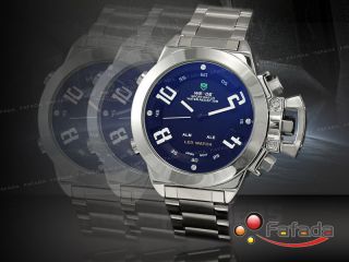 Weide Xxxl Design Digital Led Uhr Herrenuhr Armbanduhr Bild