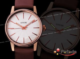 Fafada Sinobi Mode Damenuhren Armbanduhr Quarzuhr Analog Uhr Uhren Weiß Pu Bild