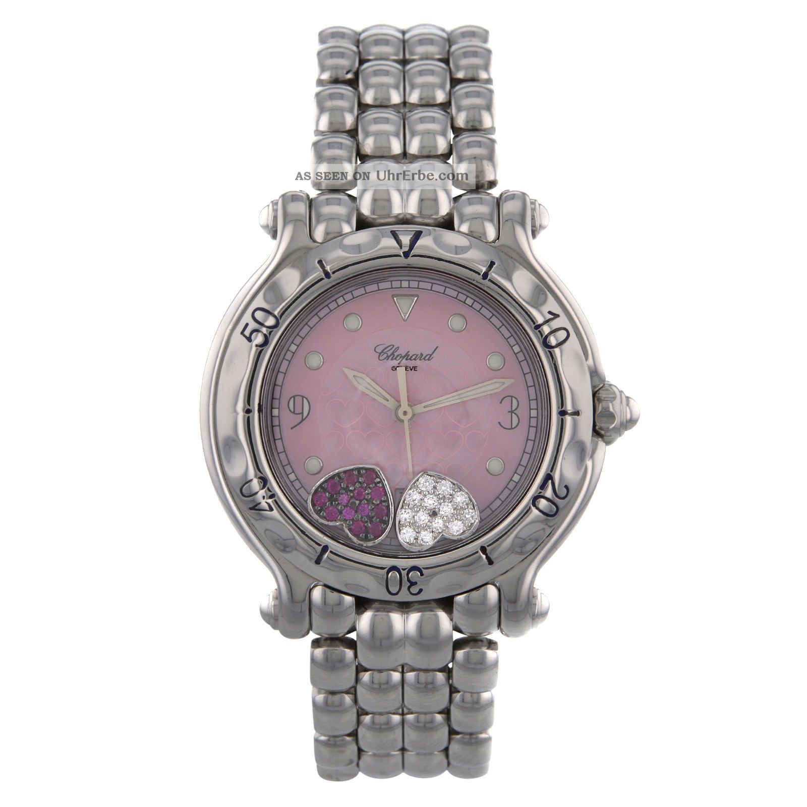 Armbanduhr Damen Uhr Chopard Happy Sport Diamant Herzen Armbanduhren Bild
