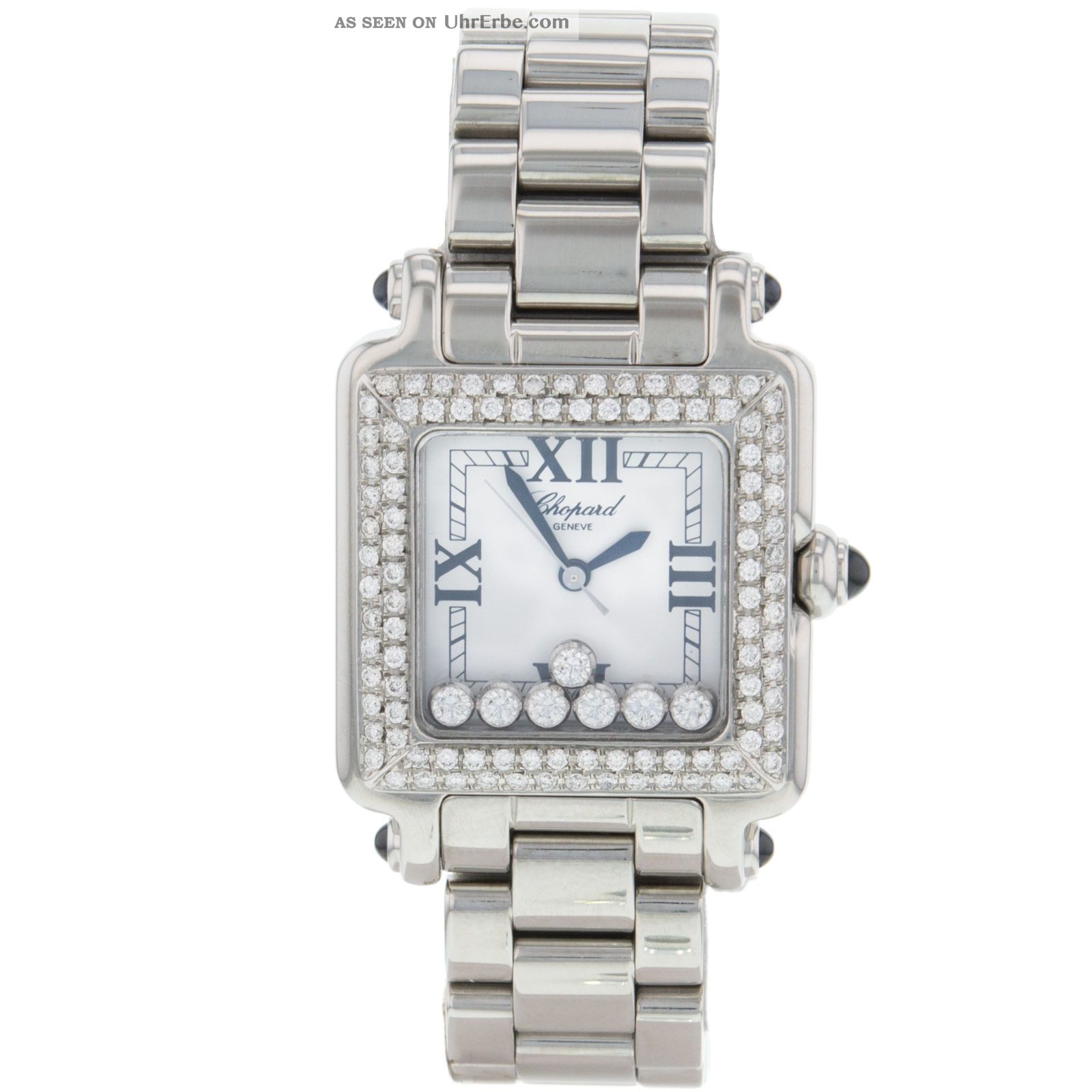 Damen Uhr Armbanduhr Chopard Happy Sport 7 27/8349 - 23 Diamanten Armbanduhren Bild