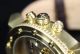 Marc Ecko Herren Der Burner Chronograph Gold - Ton - Fall Dreiertakt Leder Uhr Armbanduhren Bild 3