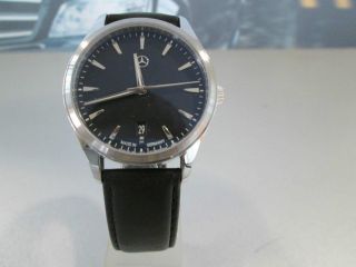Armbanduhr Unisex,  Elegant Basic,  Schwarz/silber,  Edelstahl/kalbsleder Bild