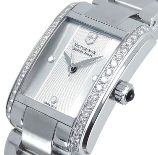 Damen Armbanduhr Swiss Army Vivante Stahl & Diamant Swiss Silber 241488 Bild