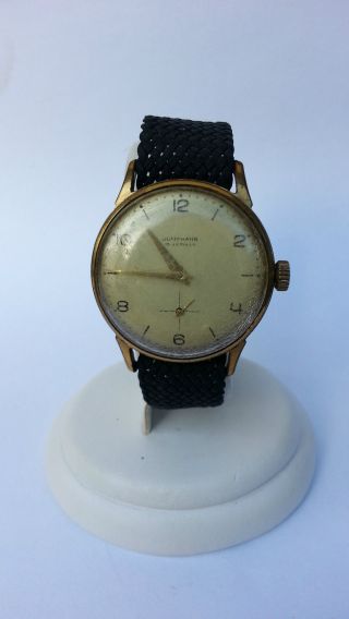 Alte Junghans Herren Armbanduhr Handaufzug,  Sammleruhr Vintage Antik Bild