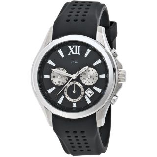 Jobo Herren Uhr Armbanduhr Uhr Quarz Chronograph Edelstahl Armbanduhr J - 37290 Bild