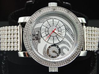 Herren Armbanduhr Uhr Ice Mania Jojio Joe Rodeo Diamantenuhr Mit 2 Zeitzonen Bild