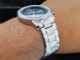 Herren - Weiß - Ton Jojino Joe Rodeo 1,  05 Ct.  Diamantzifferblatt Uhr Illusion Mj1001 Armbanduhren Bild 11