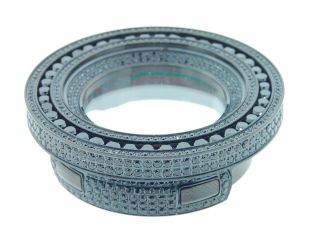 Armbanduhr Diamant Gehäuse Für Gucci Joe Rodeo Herren 1 Reihe Schwarz Diamant Bild