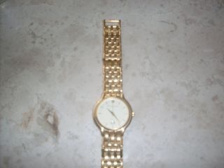 Herren Armbanduhr 18k Vergoldet Bild