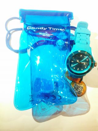 Madison York Candy Time Armbanduhr Uhr Blau - - Bild