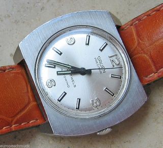 Uhren Sammleruhr Gruen Precision Armband Uhr Herren Uhr Luxus Uhr Antik Watch Bild