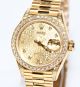 Rolex Datejust 18kt Gold Diamant Zifferblatt 69158 Papiere Box 1991 Armbanduhren Bild 5