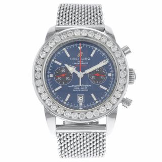 Breitling Superocean Heritage Chrono A23320 125th Jahrestag Diamant Herren Uhr Bild