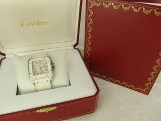 Cartier Santos 100 Damenuhr Automatic Ref: 2878 Bild