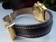 Breitling Chronomat Neuwertig Gelbgold Leder Gold Faltschließe Box/papiere Armbanduhren Bild 2