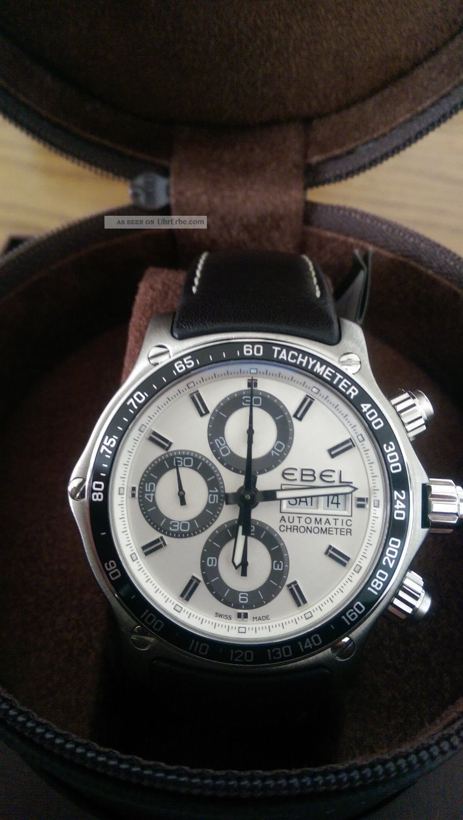 Ebel Chronograph Uhr 1911 Discovery Chronometer Armbanduhren Bild