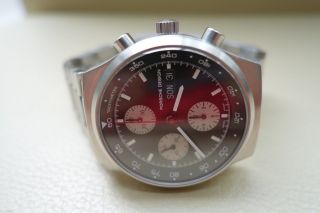 Neuwertige Sportliche Eterna Porsche Design Chronograph Automatic Uhr In Stahl Bild