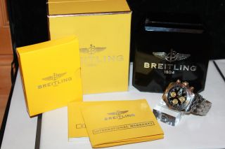 Breitling Windrider Chronomat Evolution B13356 Stahl / Gold Mit Papieren Und Ovp Bild