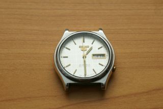 Seiko 5 Automatic 7009a Vintage Uhr Day/date Bild