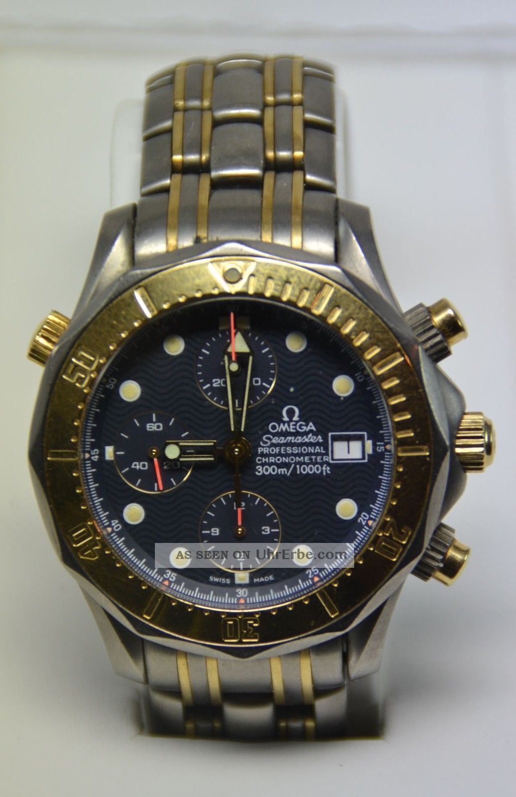 Omega Seamaster Professional Titan/gold Chronograph Herrenuhr Luxusuhr Armbanduhren Bild