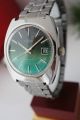Vintage Watch Luxor Swiss Automatik Date 60er Jahre Stahl Green Dial Cal 2783 Armbanduhren Bild 2
