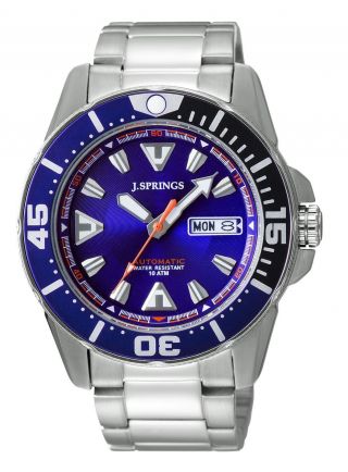 J.  Springs Beb080 Automatic Diver Uhr Herren Armbanduhr Bild