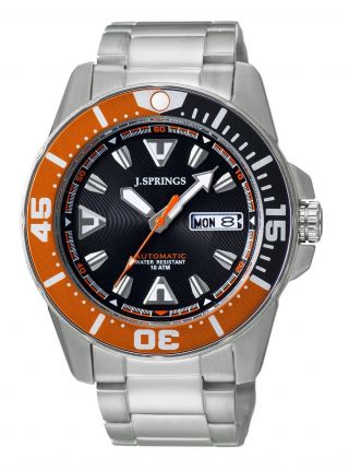J.  Springs Beb078 Automatic Diver Uhr Herren Armbanduhr Bild