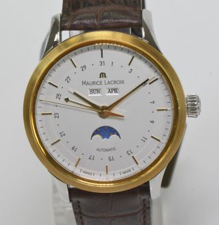 Maurice Lacroix Phase De Lune Herren Uhr Uhren Luxuxuhr Armbanduhr Nr.  1468 Bild