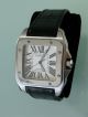 Cartier Santos 100,  Xl Großes Modell,  Edelstahl, Armbanduhren Bild 1