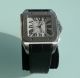 Cartier Santos 100,  Xl Großes Modell,  Edelstahl, Armbanduhren Bild 3
