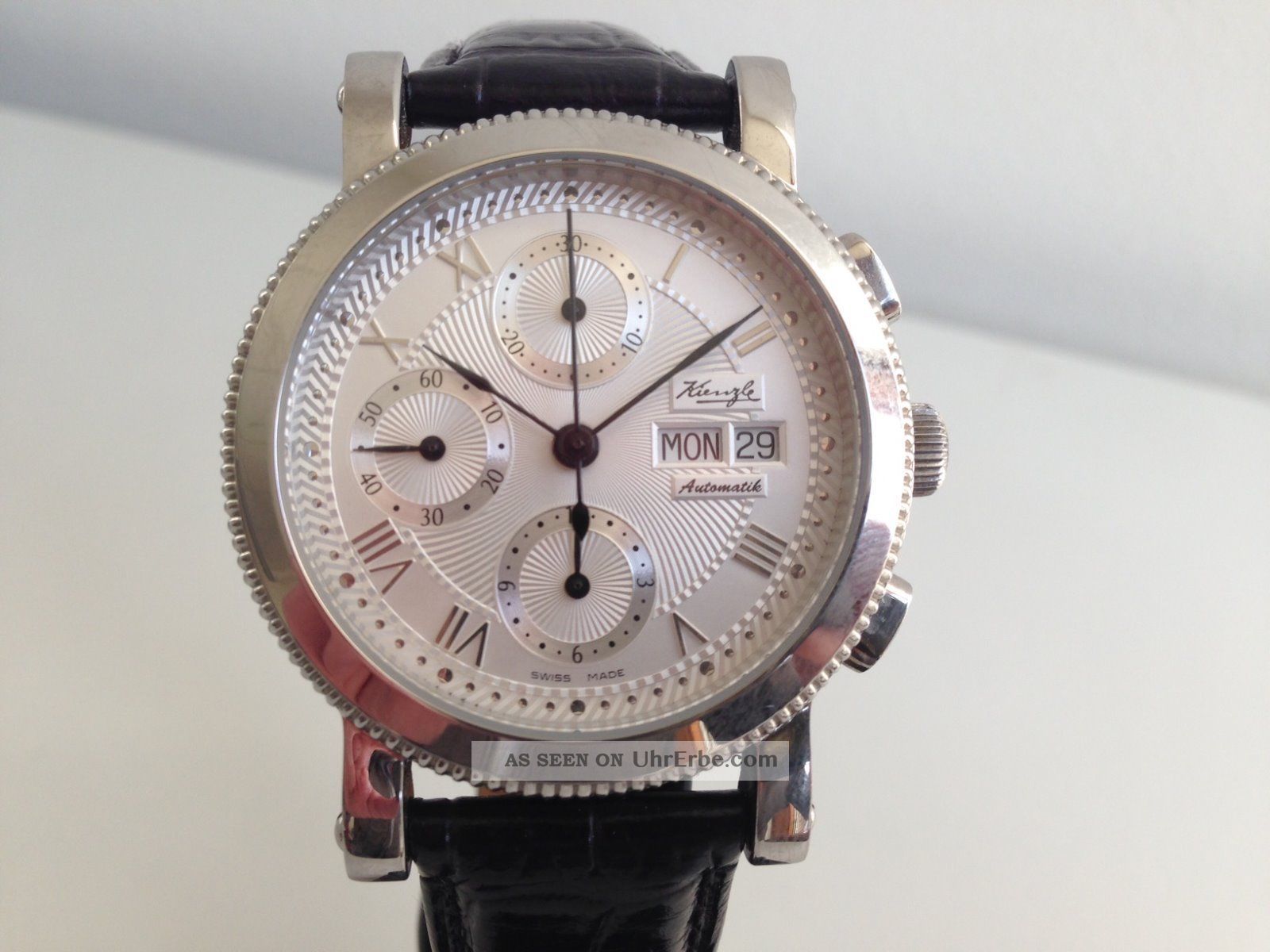 Sammlerstück Sehr Selten Kienzle Chronograph Eta Valjoux 7750 Swiss Made Armbanduhren Bild