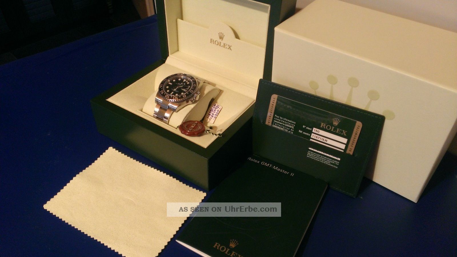 Rolex Gmt Master Ii,  Keramiklünette,  Ref.  116710ln Ungetragen Tresoruhr Armbanduhren Bild