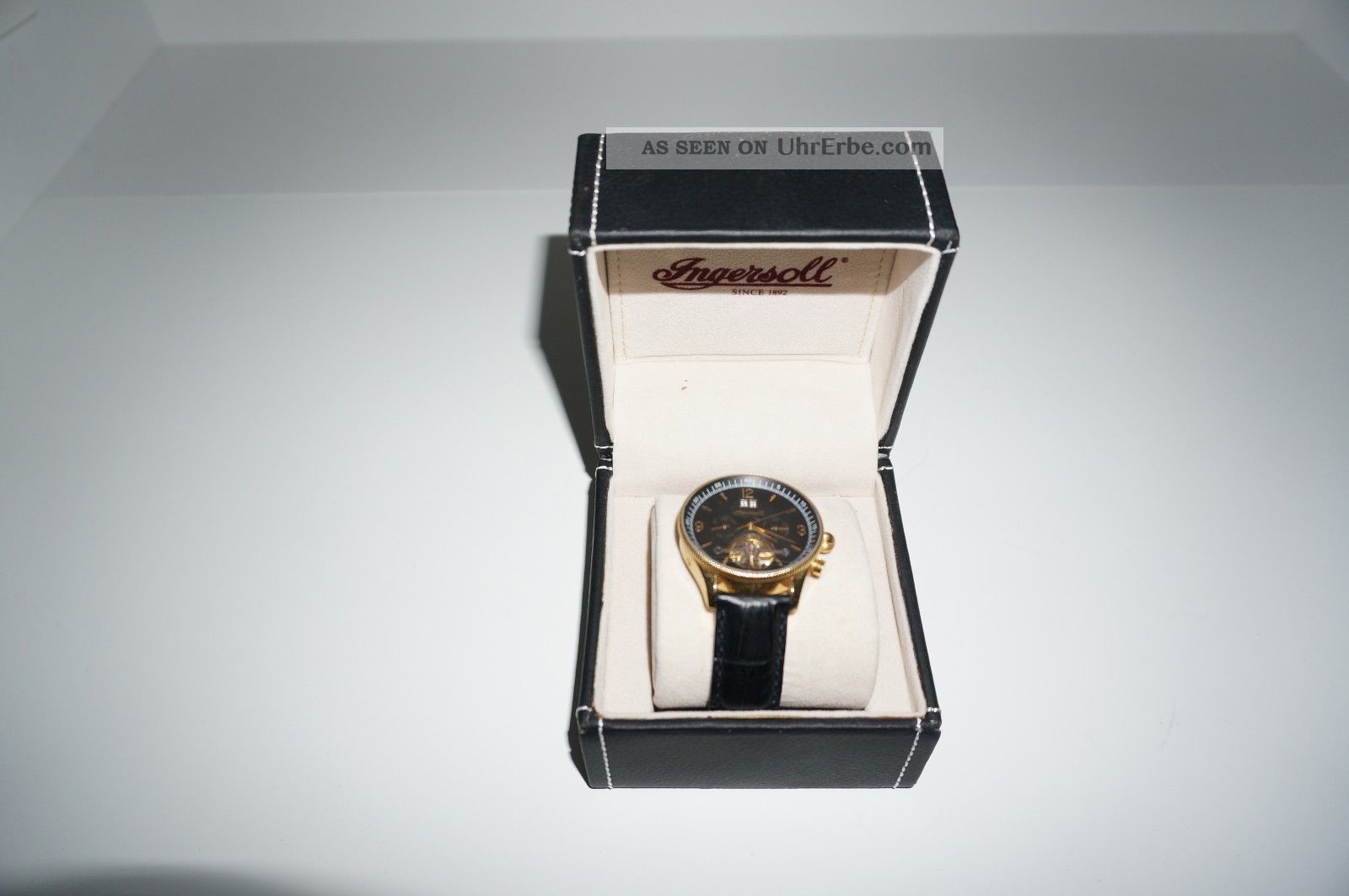 Ingersoll Automatik Uhr Schwarz Gold Wie In Ovp Armbanduhren Bild