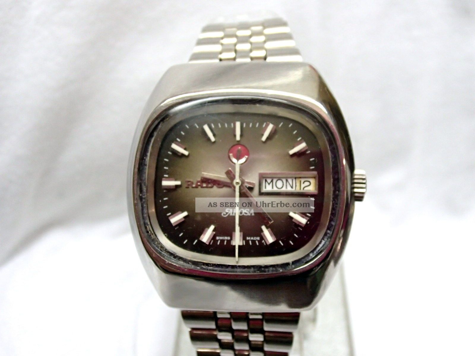 Rado Arosa.  Eta 2878 Herrenarmbanduhr Edelstahl 17 Jewels Automatik Armbanduhren Bild