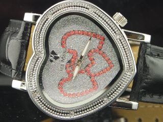 Damen Armbanduhr Ice Mania Jojo Jojino Joe Rodeo Diamant Herz Weiß Im1302 Bild