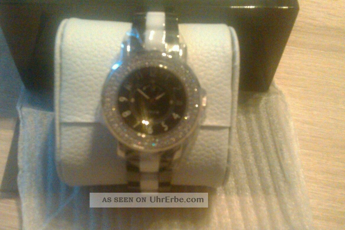 André Belfort Modell: Ab - 6010 - Aphrodite Stahl Schwarz Zirkonia Armbanduhren Bild