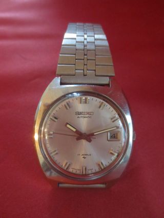 Seiko Automatic 17 Jewels Japan Vintage Herren Armbanduhr - Wrist Watch Bild