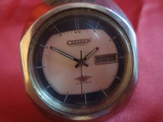 Citizen Automatic 21 Jewels Armbanduhr Edelstahl - Vintage Wristwatch Bild