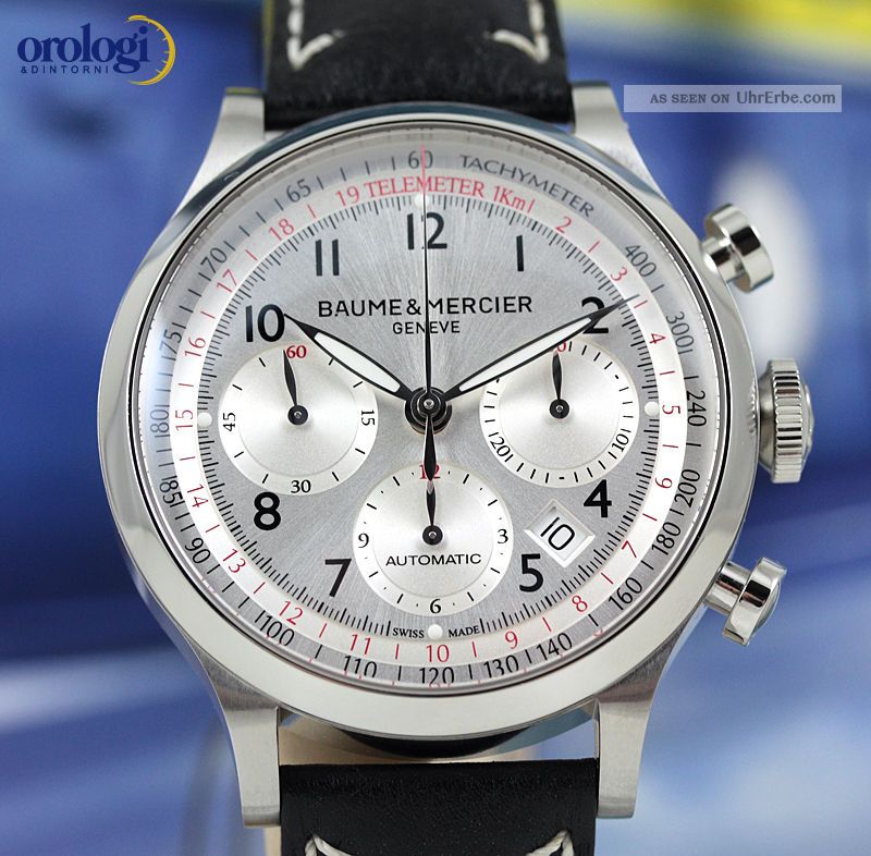 Baume & Mercier Capeland Chronograph Automatik Ref.  M0a10005,  Box & Papiere Armbanduhren Bild