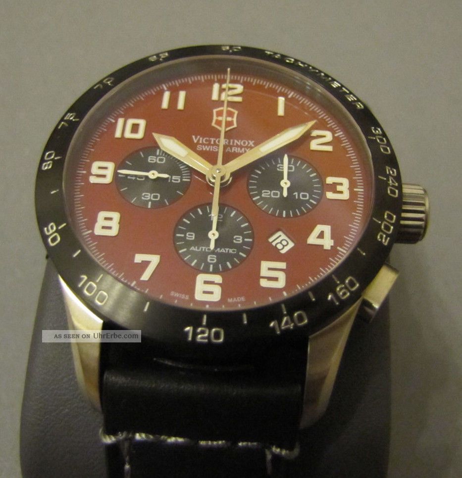Victorinox Air Boss Mach 6,  Valjoux 7753,  Saphirglas,  Ovp,  3 Jahre Armbanduhren Bild