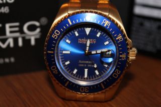 Nautec No Limit Xl Deep Sea Automatik Armbanduhr Ds At/gdgdblbl Bild