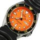 Nagelneu Seiko Skx011j1 Scuba Orange Kautschuk Armbanduhr Diver ' S 200 Automatik Armbanduhren Bild 1