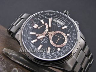 Orient Uhr Automatik Dual Time Herrenuhr Gangreserve,  Sapphireglas Fdh01002b0 Bild
