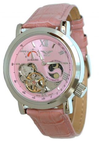 Minoir Uhren - Modell Premiere Rosé - Damenuhr - Automatikuhr,  40 Mm Bild