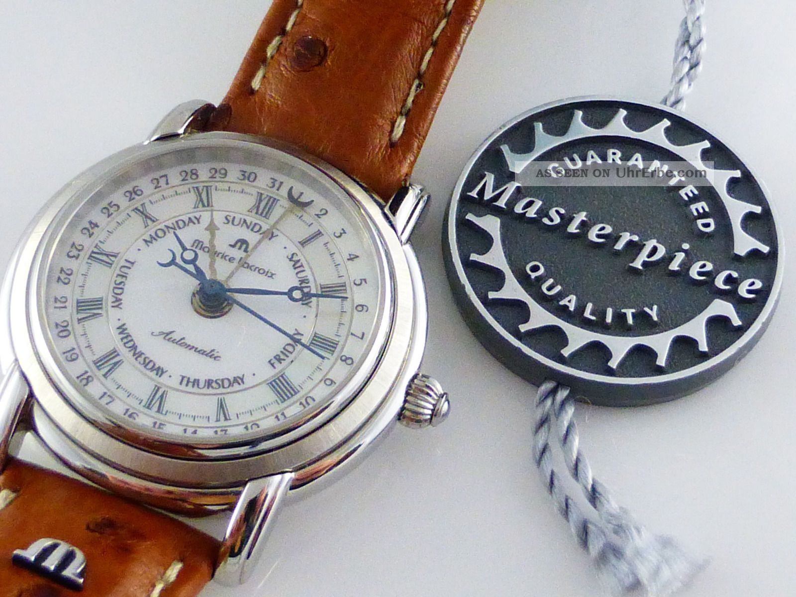 Maurice Lacroix Masterpiece: Fünf - Zeiger - Automatikuhr,  Ungetragen,  Etikett,  Box Armbanduhren Bild