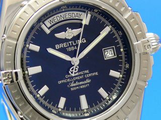Breitling Headwind Automatik Chronometer Day Date Stahl A45355 Bild